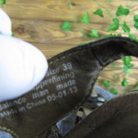 Dansko Women's Jess Ankle Strap Black‎ Patent Leather Sz 39 Medium Used 2025 - Picture 5 of 7